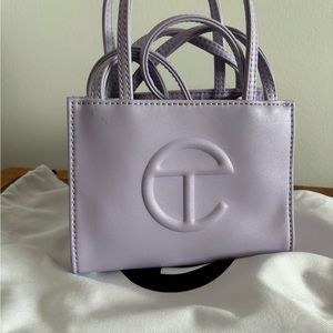 TELFAR small shopping bag lavender